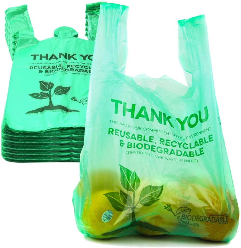 Cornstarch made biodegradable plastic shopping bags | biodegradable ...